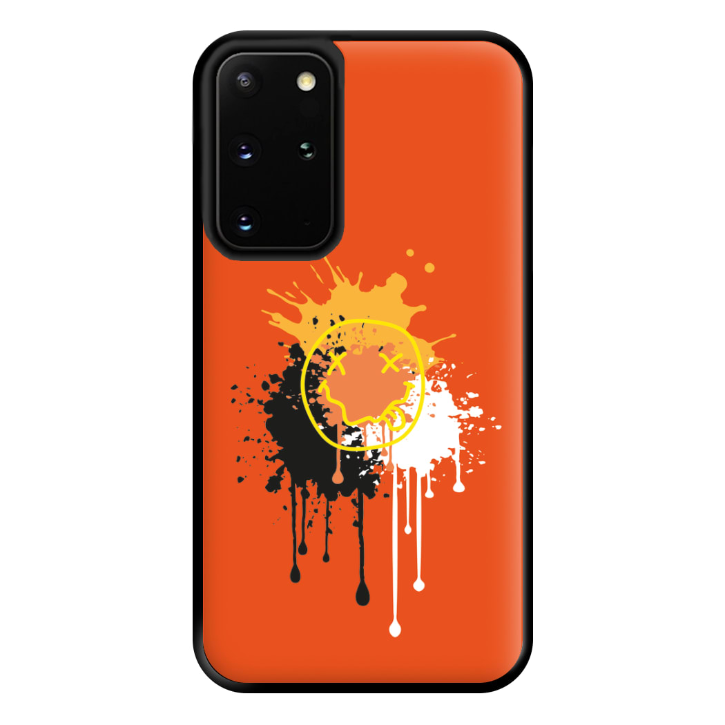 Orange Graffiti - Skate Aesthetic  Phone Case for Galaxy S20 Plus