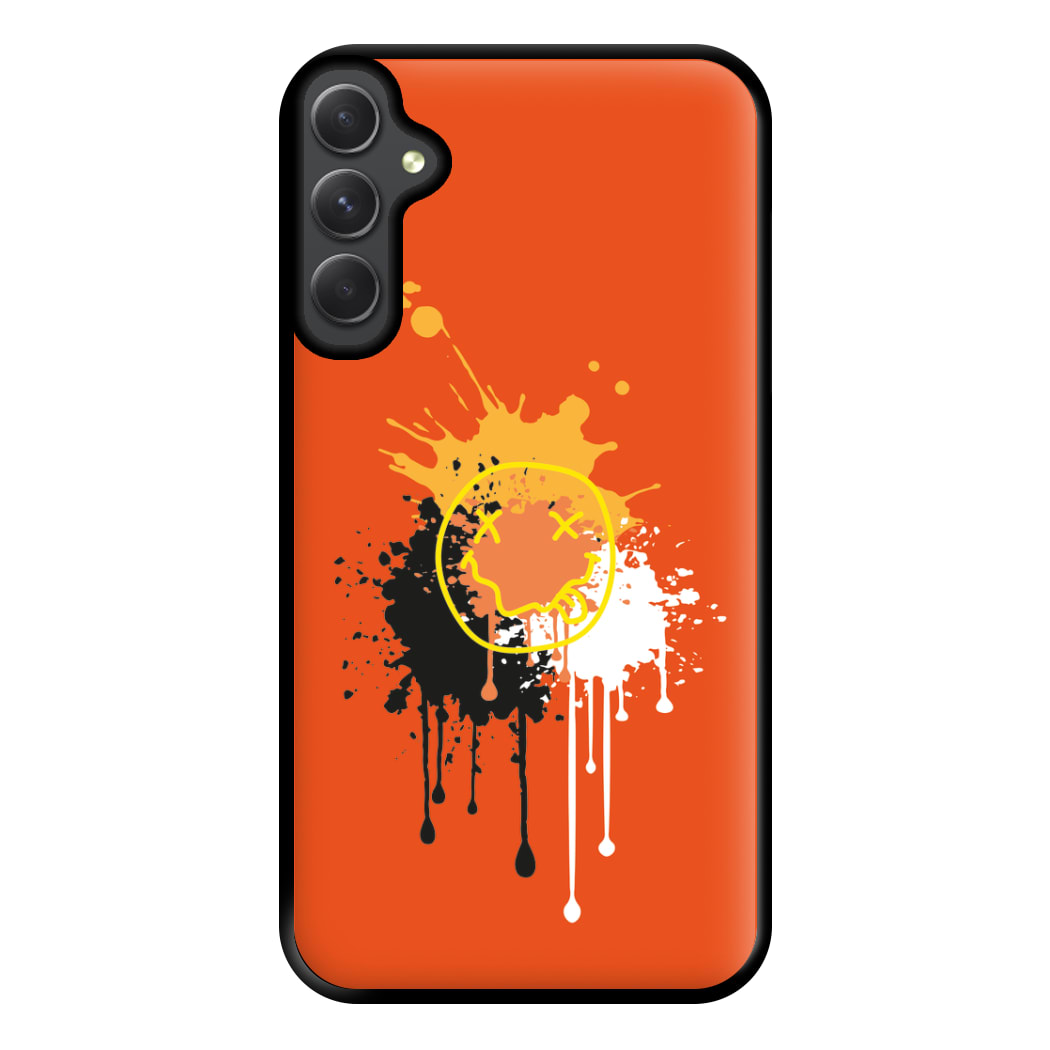 Orange Graffiti - Skate Aesthetic  Phone Case for Galaxy A34