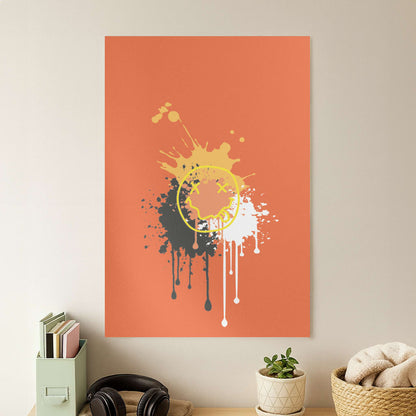 Orange Graffiti - Skate Aesthetic  Poster