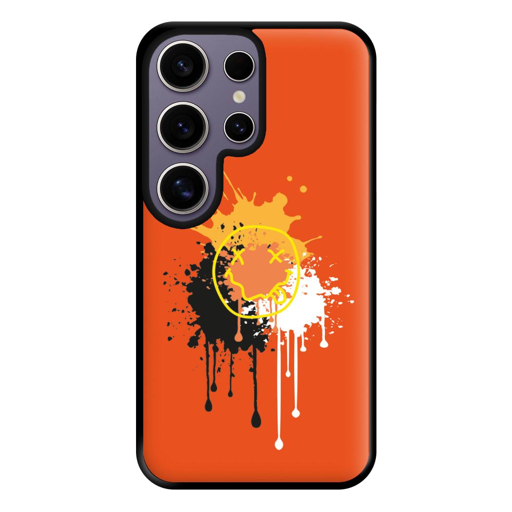 Orange Graffiti - Skate Aesthetic  Phone Case for Galaxy S25 Ultra