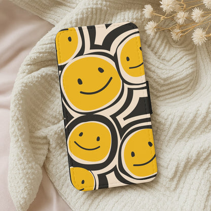 Smiley - Skate Aesthetic  Wallet Phone Case