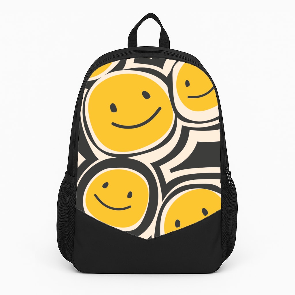 Smiley - Skate Aesthetic  Large Backpack