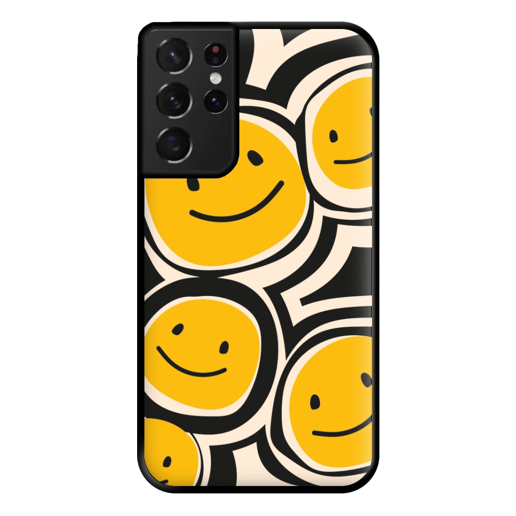 Smiley - Skate Aesthetic  Phone Case for Galaxy S21 Ultra