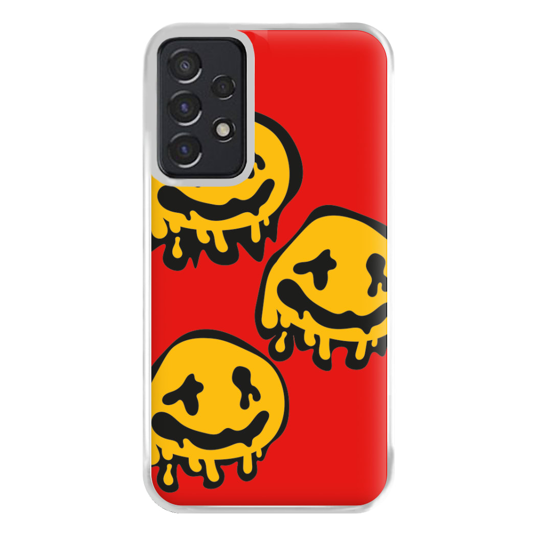 Dripping Smiley - Skate Aesthetic  Phone Case for Galaxy A52 / A52s