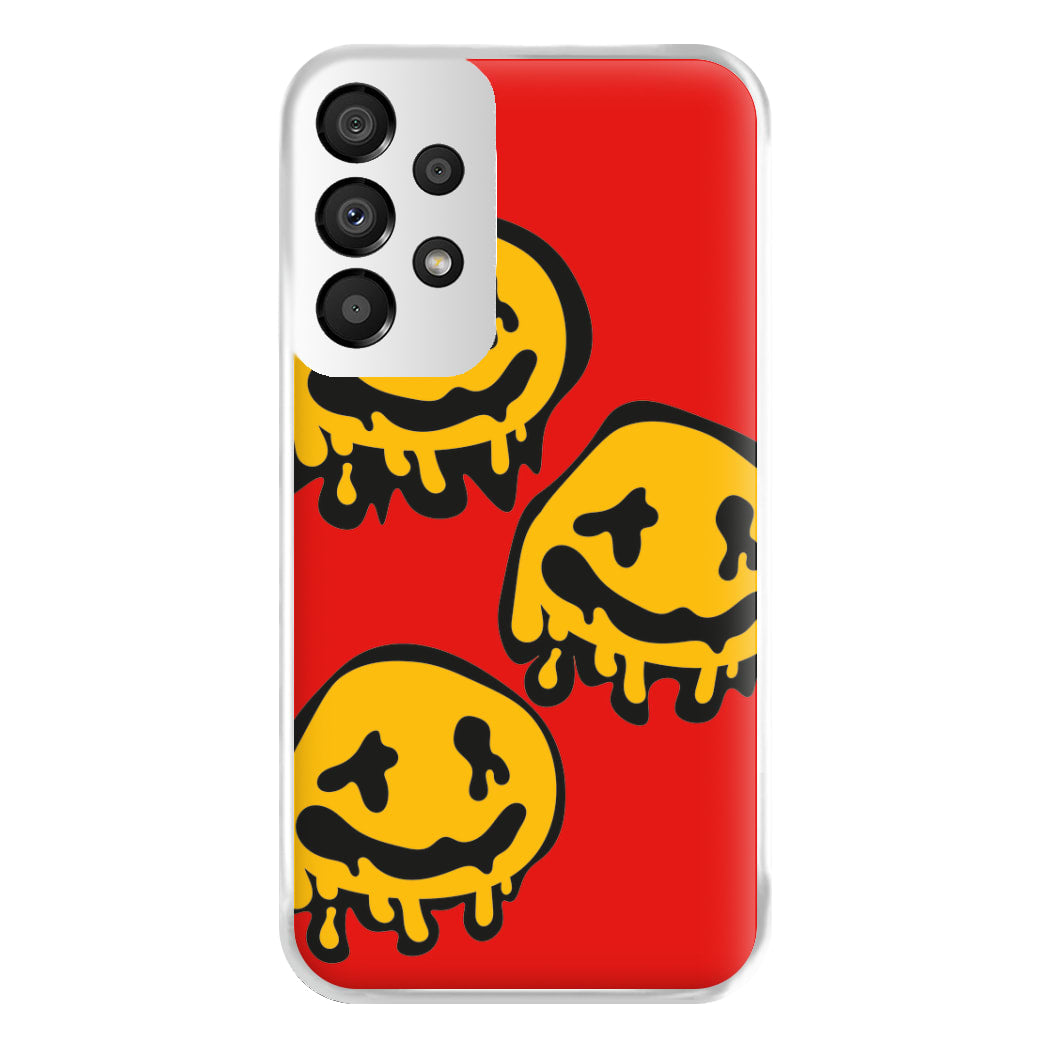 Dripping Smiley - Skate Aesthetic  Phone Case for Galaxy A33