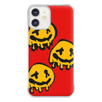 Dripping Smiley - Skate Aesthetic  Phone Case for iPhone 11