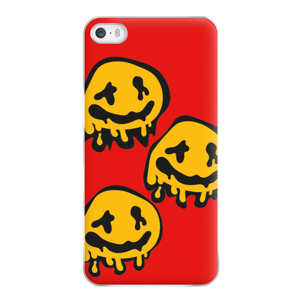 Dripping Smiley - Skate Aesthetic  Phone Case for iPhone 5 / 5s / SE 2016