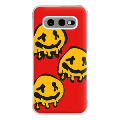 Dripping Smiley - Skate Aesthetic  Phone Case for Galaxy S10e