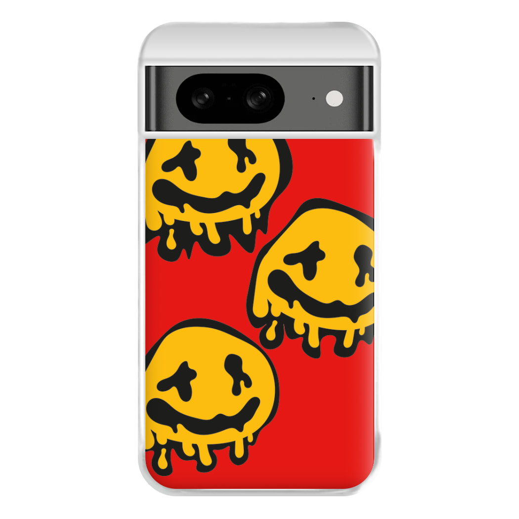 Dripping Smiley - Skate Aesthetic  Phone Case for Google Pixel 8