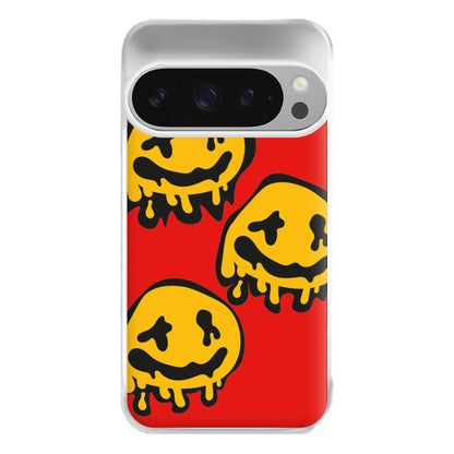 Dripping Smiley - Skate Aesthetic  Phone Case for Google Pixel 9 Pro XL