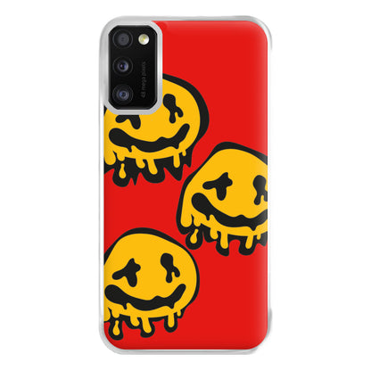 Dripping Smiley - Skate Aesthetic  Phone Case for Galaxy A41