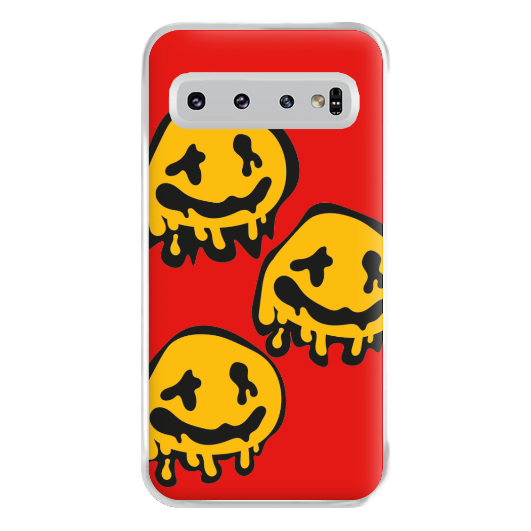 Dripping Smiley - Skate Aesthetic  Phone Case for Galaxy S10 Plus