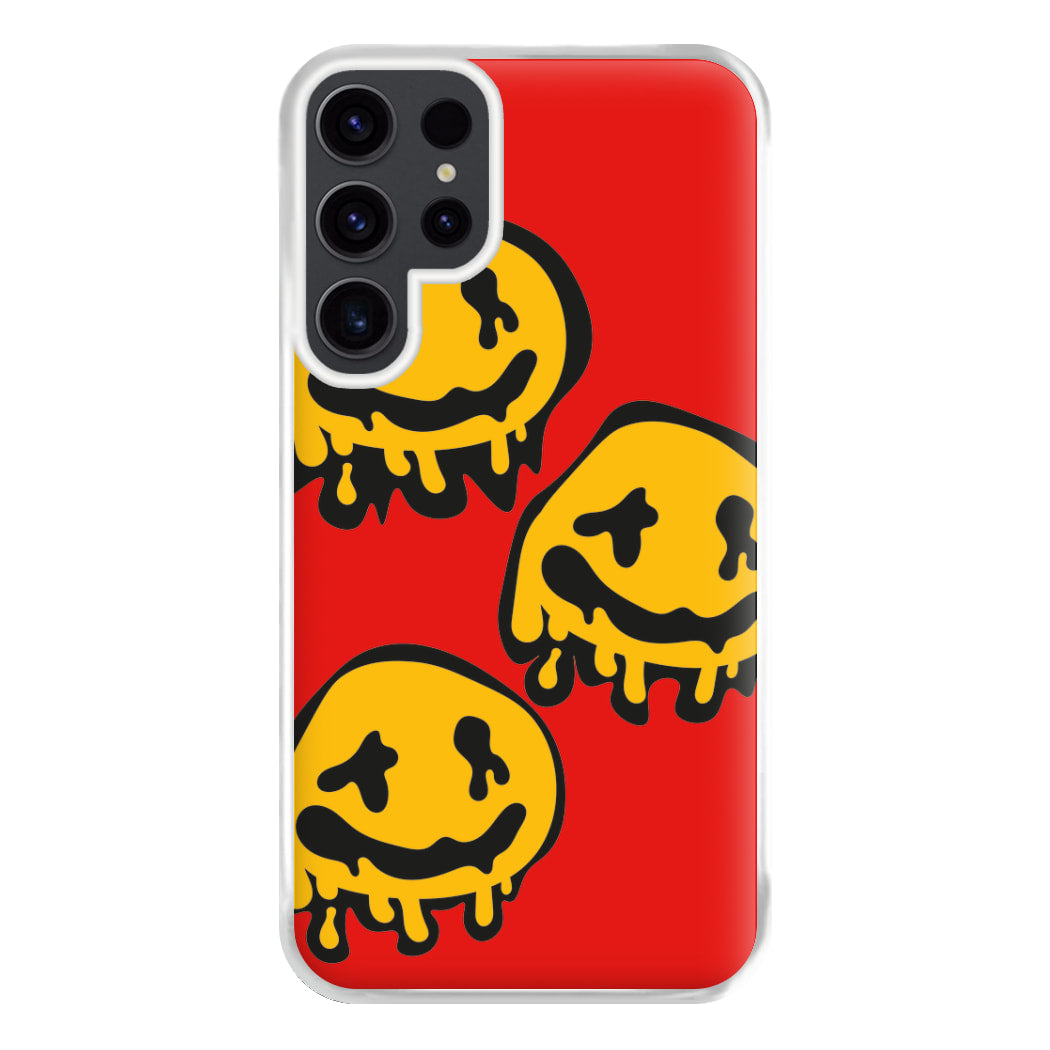 Dripping Smiley - Skate Aesthetic  Phone Case for Galaxy S23 Ultra