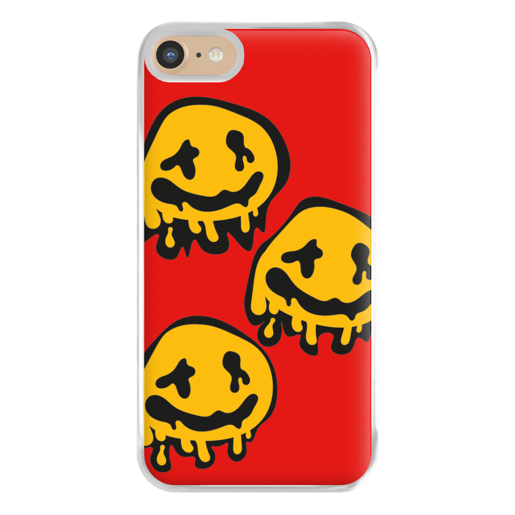 Dripping Smiley - Skate Aesthetic  Phone Case for iPhone 6 / 7 / 8 / SE