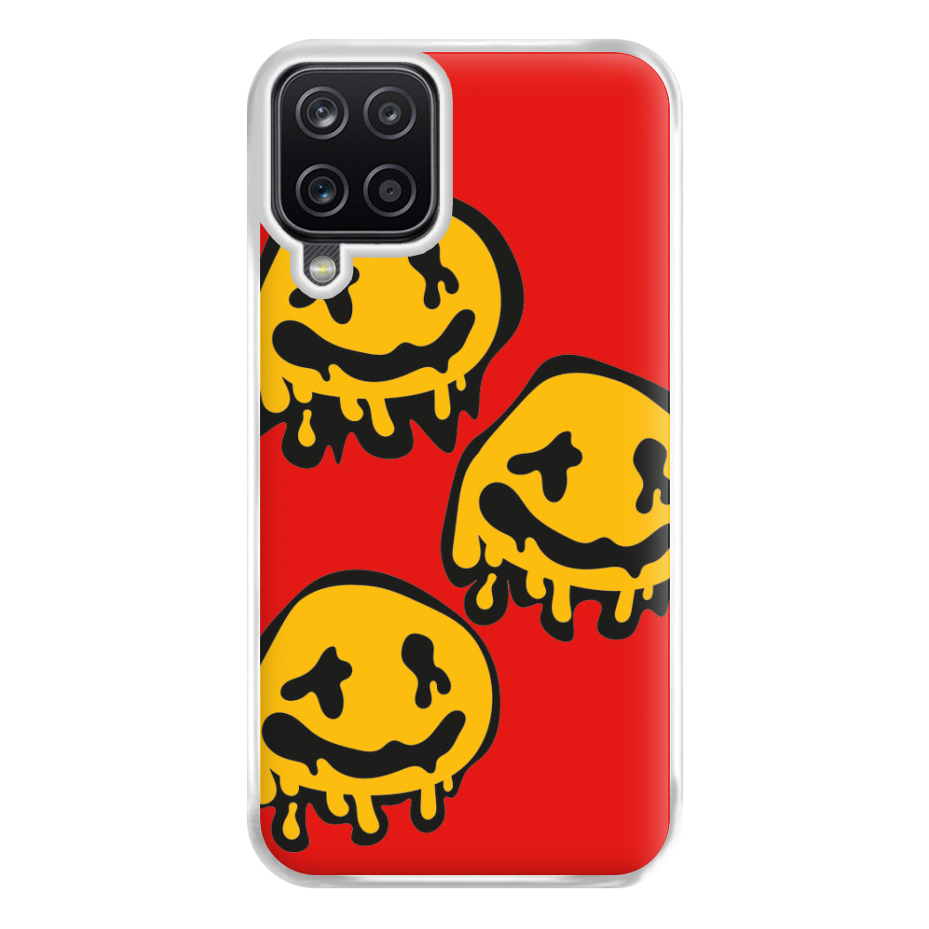 Dripping Smiley - Skate Aesthetic  Phone Case for Galaxy A12