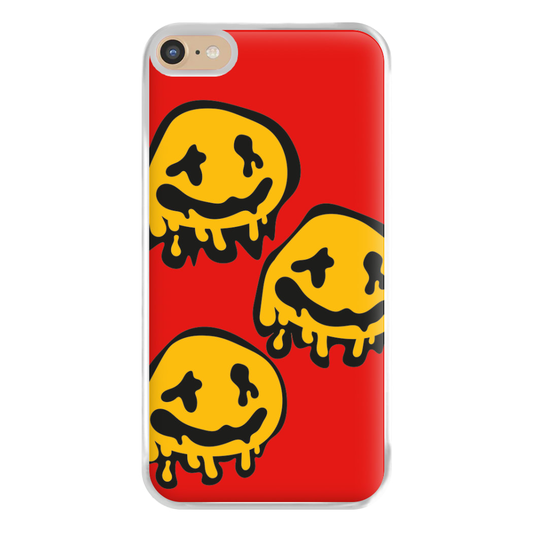 Dripping Smiley - Skate Aesthetic  Phone Case for iPhone 6 Plus / 7 Plus / 8 Plus