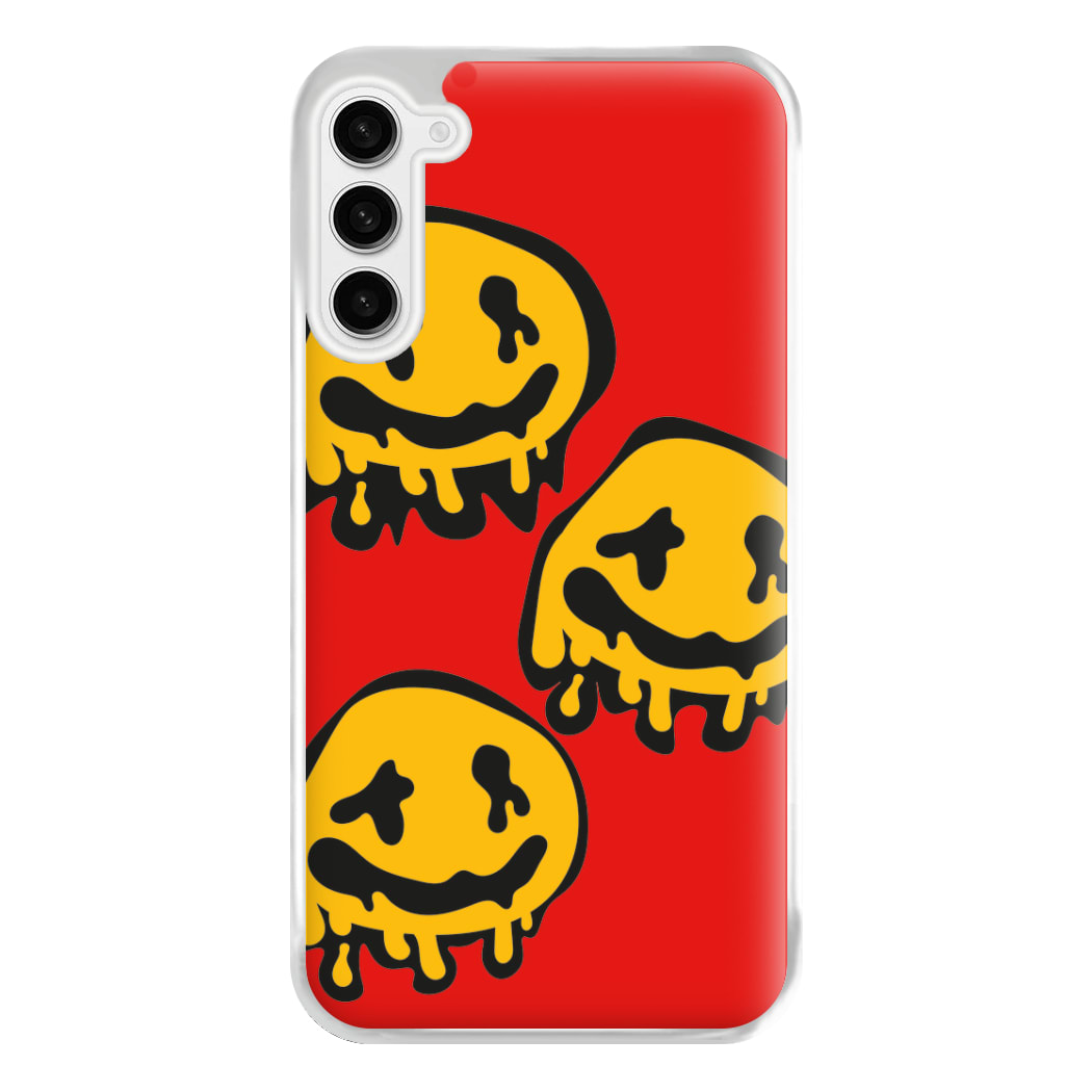 Dripping Smiley - Skate Aesthetic  Phone Case for Galaxy S23FE