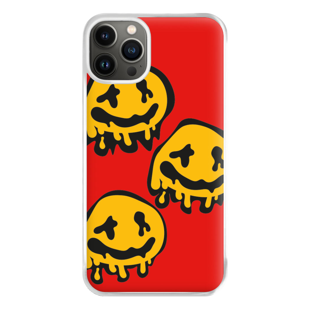 Dripping Smiley - Skate Aesthetic  Phone Case for iPhone 13