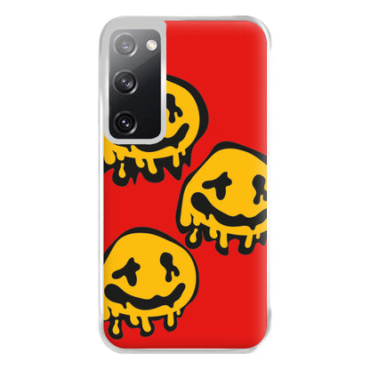 Dripping Smiley - Skate Aesthetic  Phone Case for Galaxy S20