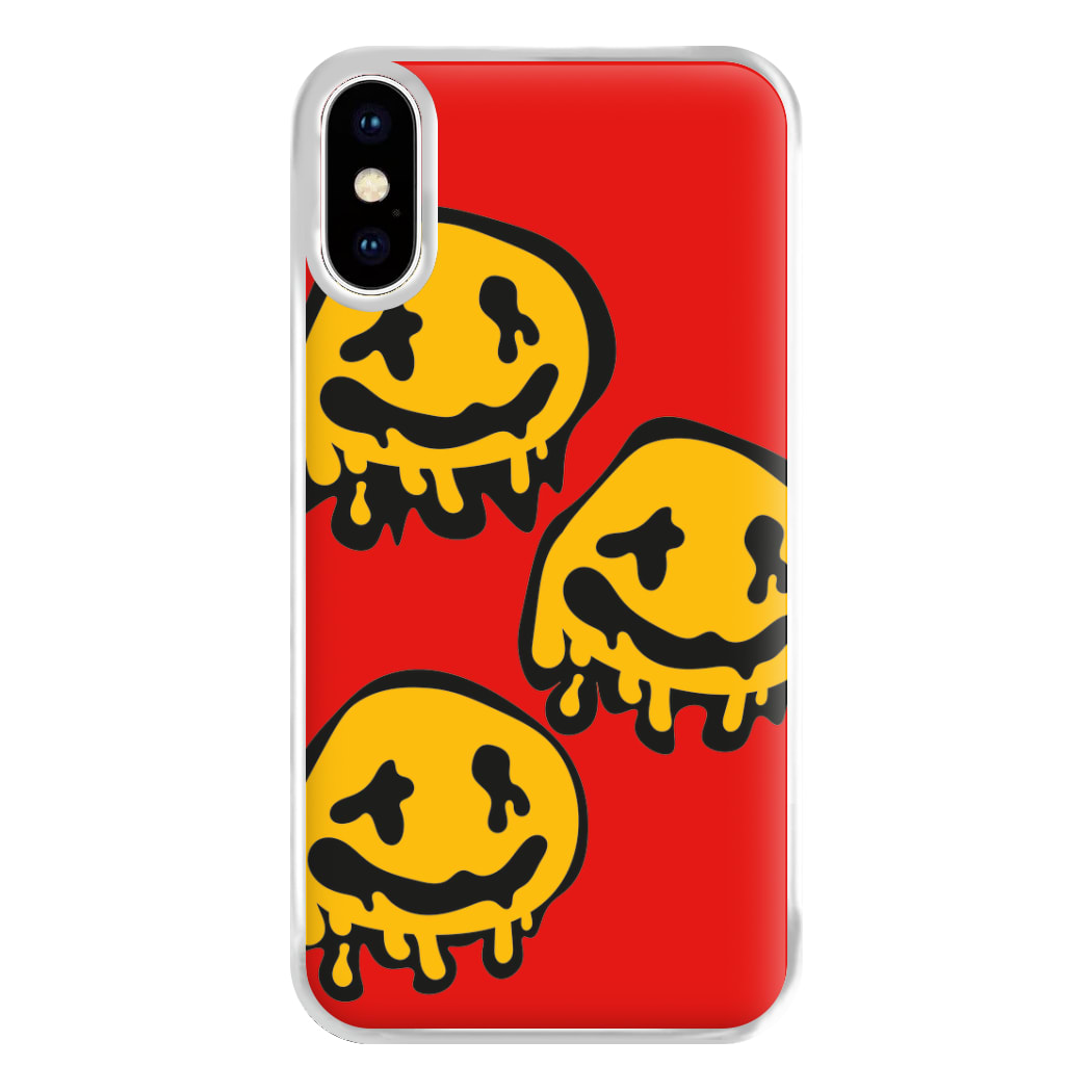 Dripping Smiley - Skate Aesthetic  Phone Case for iPhone XS Max