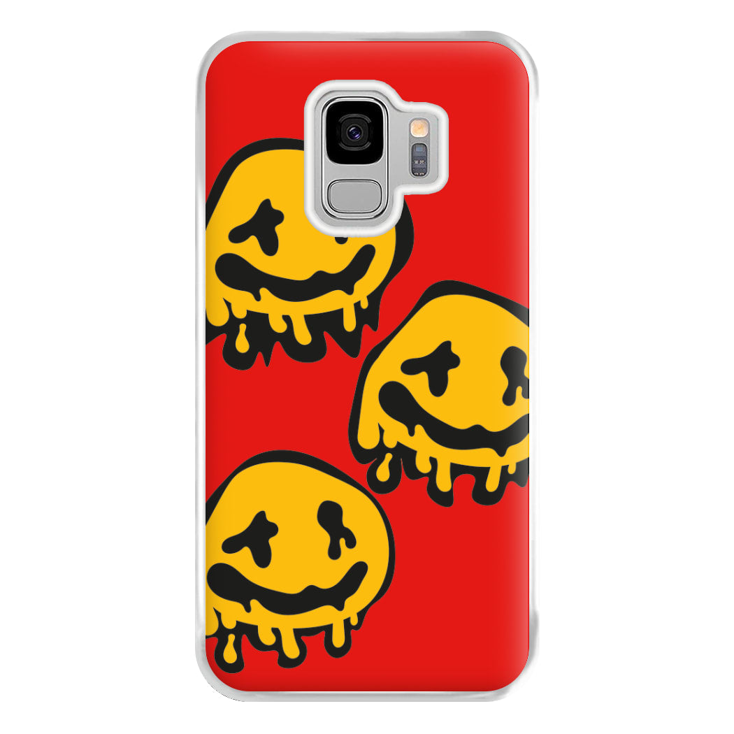 Dripping Smiley - Skate Aesthetic  Phone Case for Galaxy S9 Plus