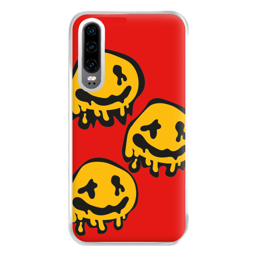 Dripping Smiley - Skate Aesthetic  Phone Case for Huawei P30