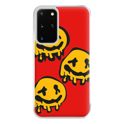 Dripping Smiley - Skate Aesthetic  Phone Case for Galaxy S20 Plus