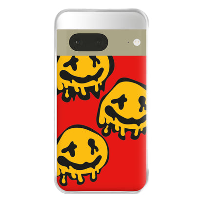 Dripping Smiley - Skate Aesthetic  Phone Case for Google Pixel 7a