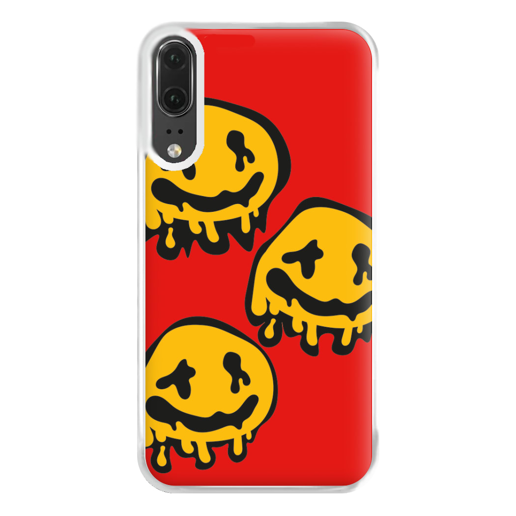 Dripping Smiley - Skate Aesthetic  Phone Case for Huawei P20