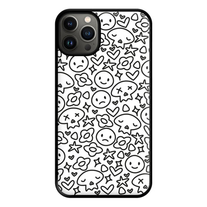 White Skulls - Skate Aesthetic  Phone Case for iPhone 13