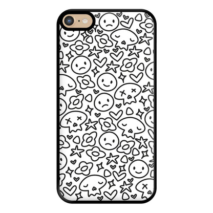 White Skulls - Skate Aesthetic  Phone Case for iPhone 6 Plus / 7 Plus / 8 Plus