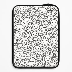 White Skulls - Skate Aesthetic  Universal Laptop Sleeve