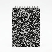 Black Skulls - Skate Aesthetic  Notebook 4