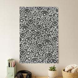 Black Skulls - Skate Aesthetic  Poster