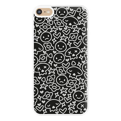 Black Skulls - Skate Aesthetic  Phone Case for iPhone 6 Plus / 7 Plus / 8 Plus