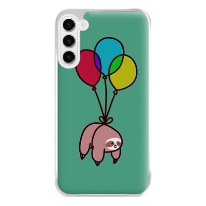 Balloon Sloth Phone Case for Galaxy S23FE