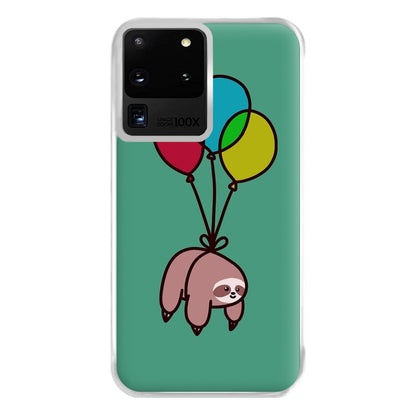 Balloon Sloth Phone Case for Galaxy S20 Ultra