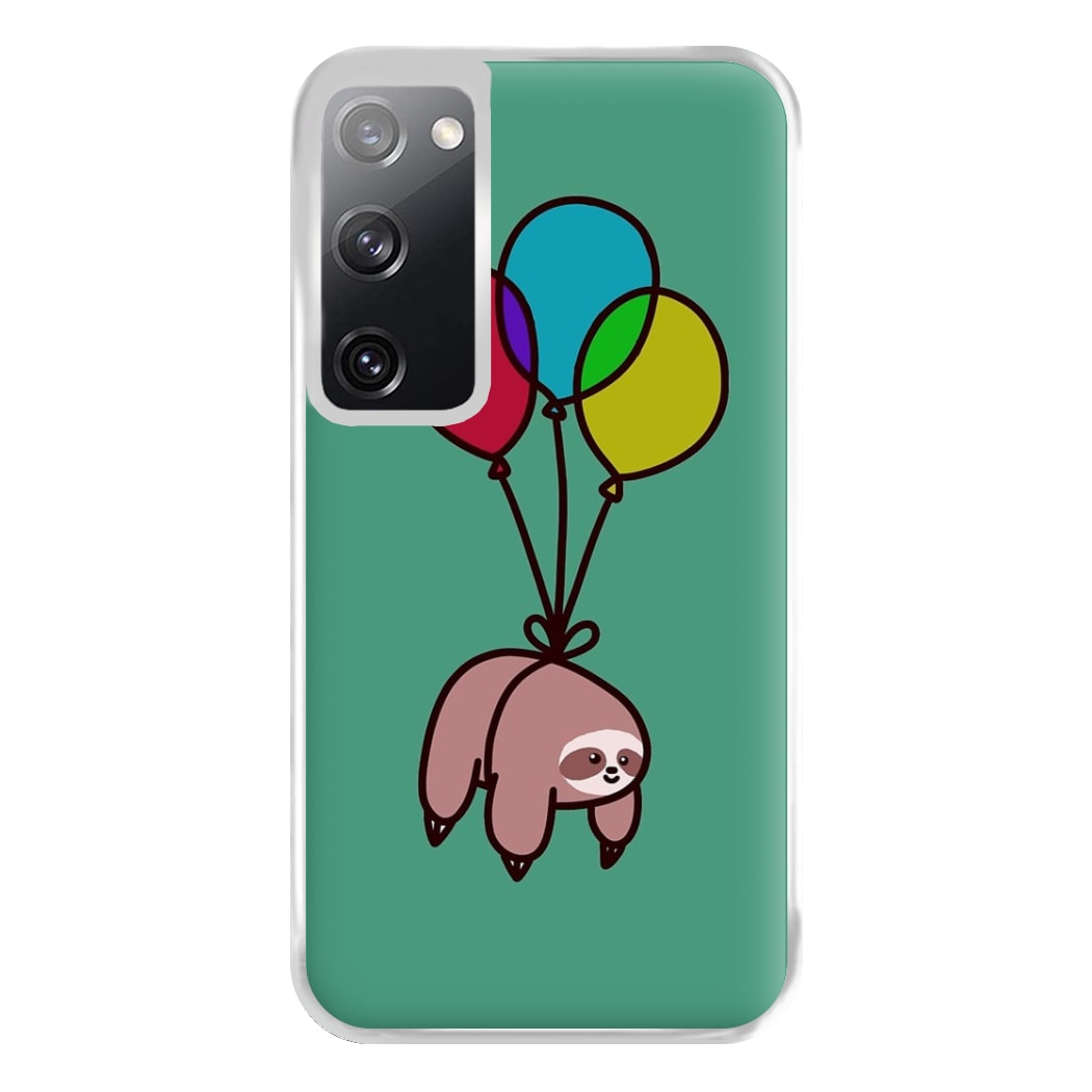 Balloon Sloth Phone Case for Galaxy S20