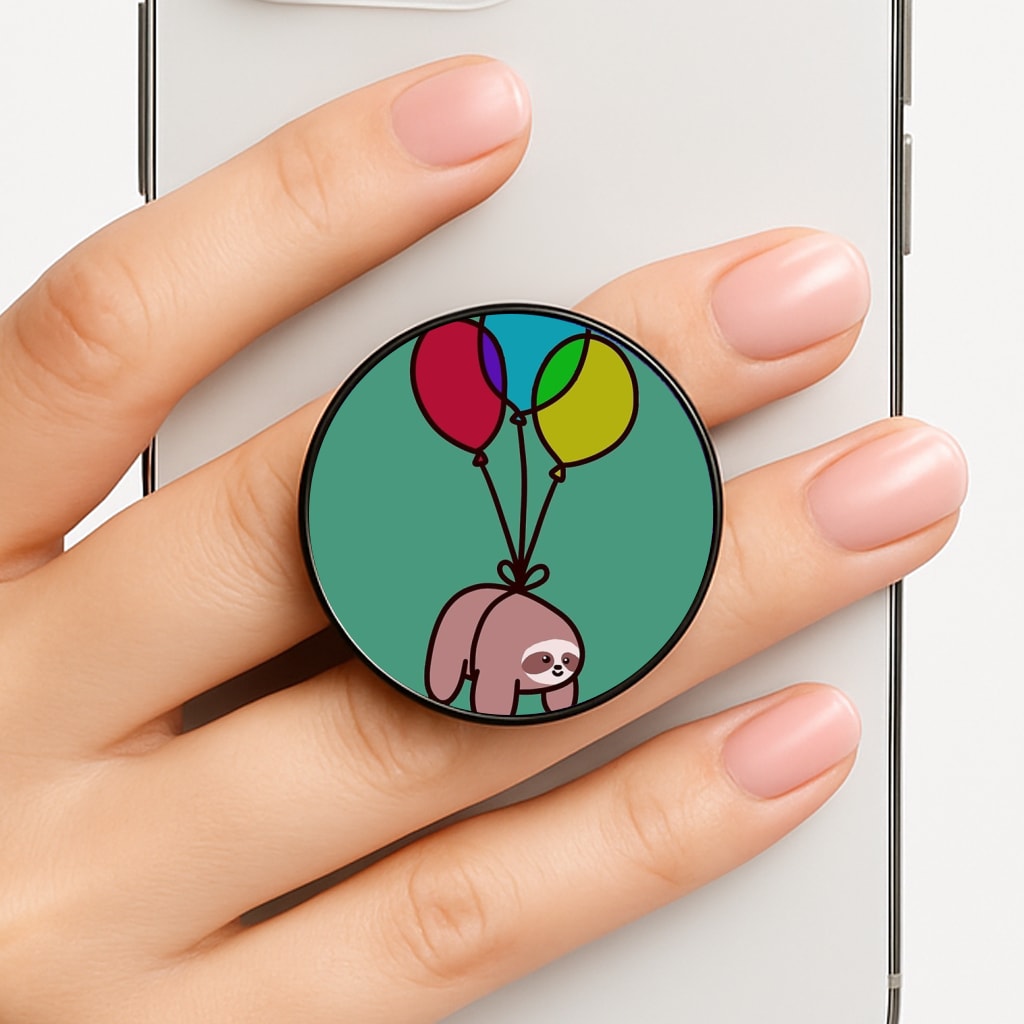 Balloon Sloth Phone Grip
