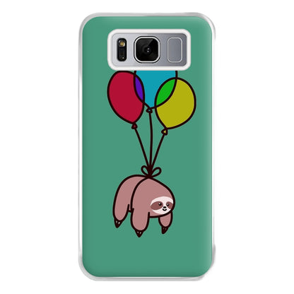 Balloon Sloth Phone Case for Galaxy S8 Plus