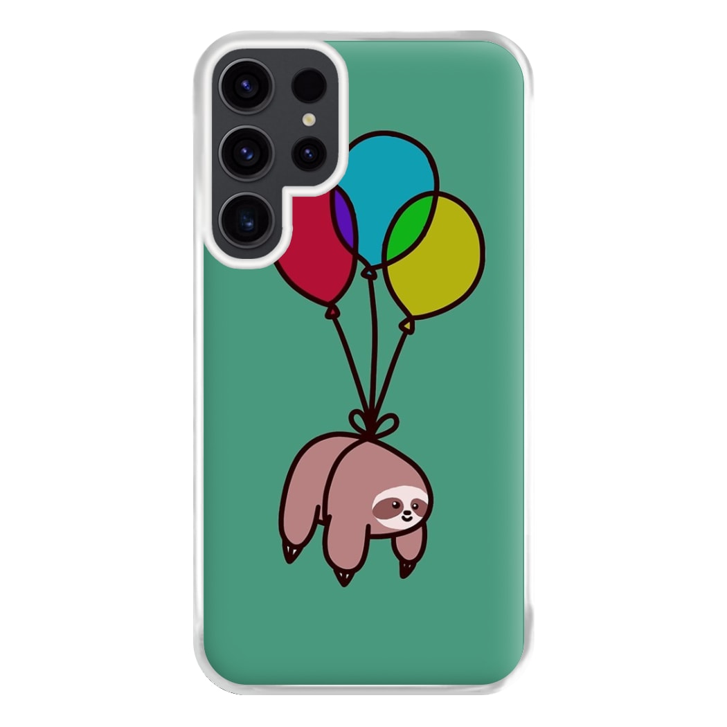 Balloon Sloth Phone Case for Galaxy S23 Ultra