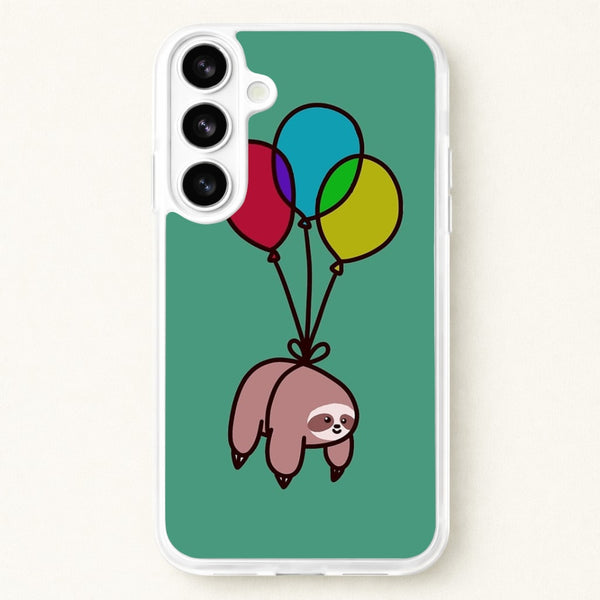 Balloon Sloth Phone Case for Galaxy S26