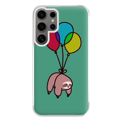 Balloon Sloth Phone Case for Galaxy S24 Ultra