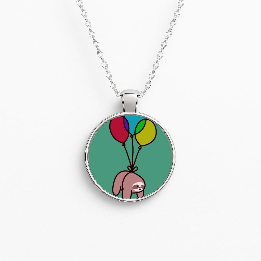 Balloon Sloth Necklace