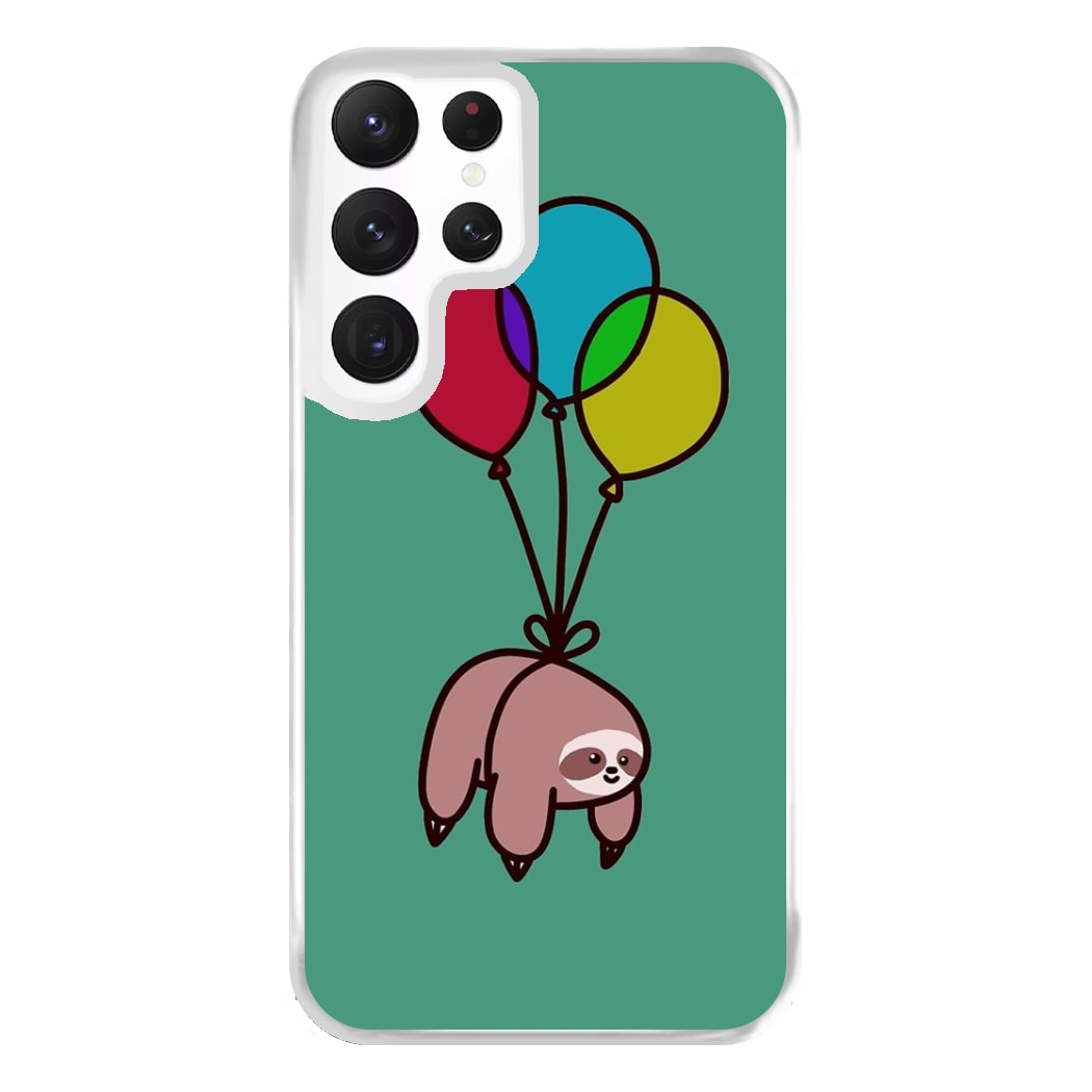 Balloon Sloth Phone Case for Galaxy S22 Ultra