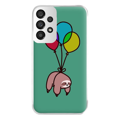 Balloon Sloth Phone Case for Galaxy A33