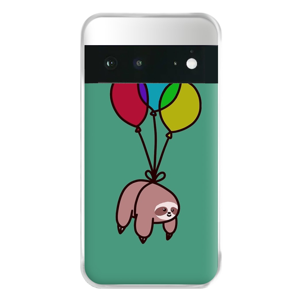 Balloon Sloth Phone Case for Google Pixel 6a