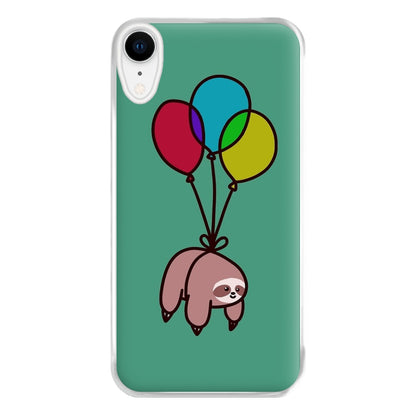 Balloon Sloth Phone Case for iPhone XR