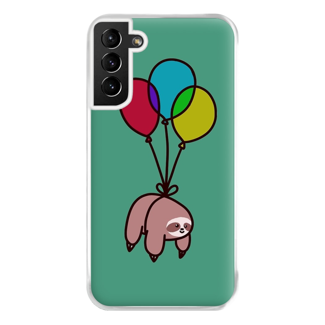 Balloon Sloth Phone Case for Galaxy S21 Plus