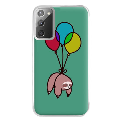 Balloon Sloth Phone Case for Galaxy Note 20 Ultra